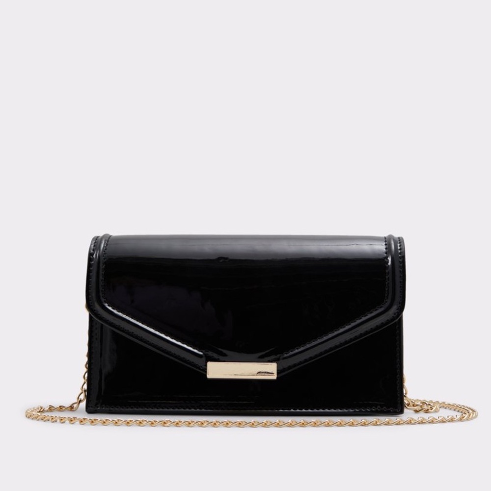 ALDO BLACK LAROSHAX CROSSBODY CLUTCH